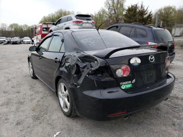 1YVHP80D675M41090 - 2007 MAZDA 6 S BLACK photo 3