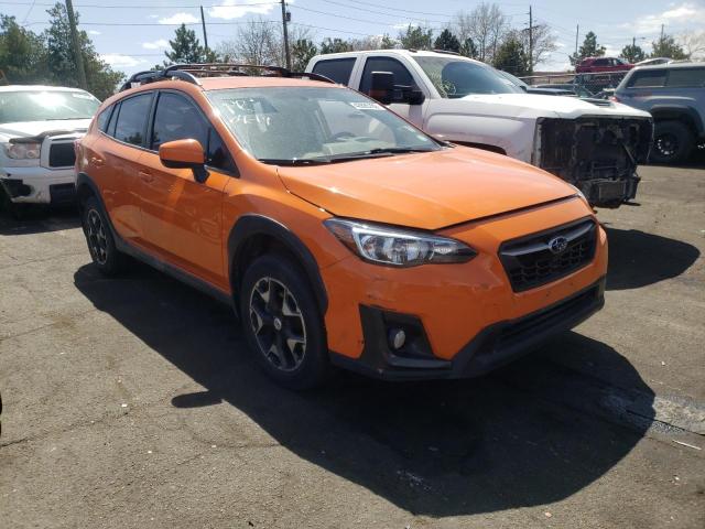 JF2GTABCXJH249283 - 2018 SUBARU CROSSTREK ORANGE photo 1