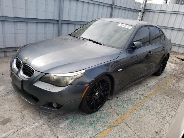 WBANW53518CT49667 - 2008 BMW 550 I GRAY photo 2