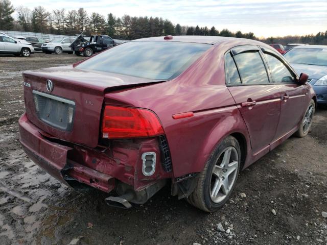 19UUA66256A065795 - 2006 ACURA 3.2TL BURGUNDY photo 4