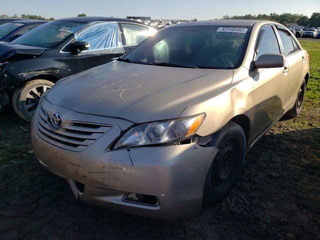 4T1BE46K07U****** - 2007 TOYOTA CAMRY GOLD photo 2