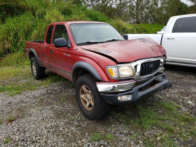 5TEWN72N83Z198408 - 2003 TOYOTA TACOMA XTR BURGUNDY photo 1