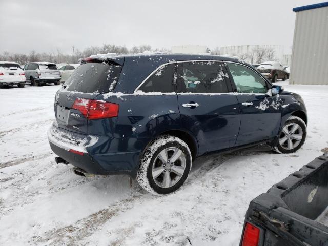 2HNYD2H38CH515792 - 2012 ACURA MDX TECHNO BLUE photo 3