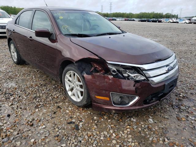 3FAHP0JA6CR177989 - 2012 FORD FUSION SEL BURGUNDY photo 1