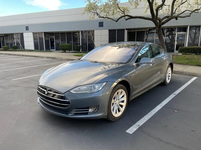 5YJSA1CN1DFP26444 - 2013 TESLA MODEL S Մոխրագույն լուսանկար 2