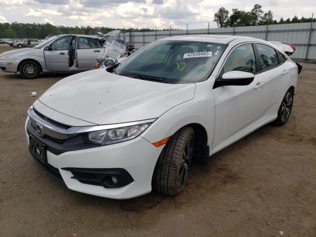 19XFC1F71GE001364 - 2016 HONDA CIVIC EXL Biały zdjęcie 2