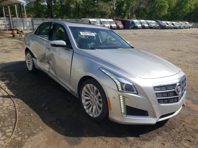 1G6AY5S33E0165813 - 2014 CADILLAC CTS PERFOR SILVER photo 1