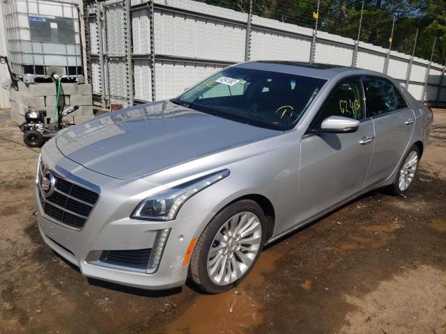 1G6AY5S33E0165813 - 2014 CADILLAC CTS PERFOR SILVER photo 2