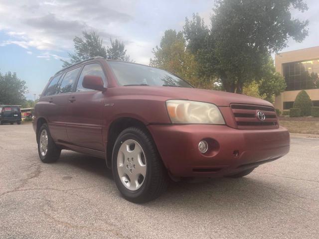 JTEDP21A340015433 - 2004 TOYOTA HIGHLANDER برغندي صورة 1