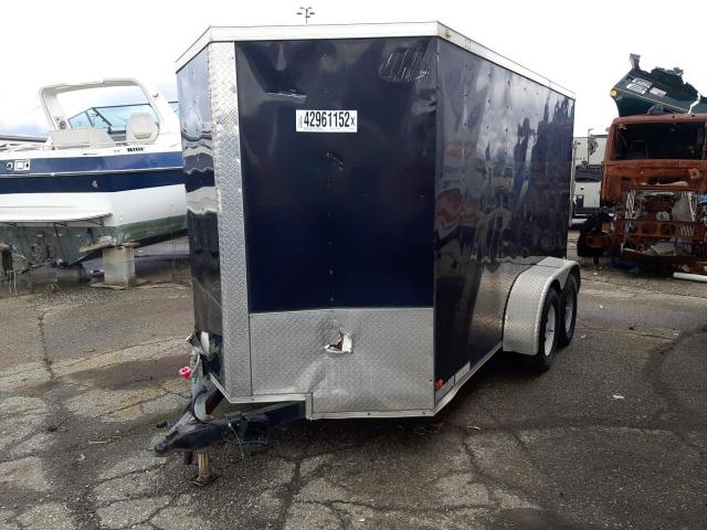 53FBE1229JF038372 - 2018 UTILITY TRAILER BLACK photo 2
