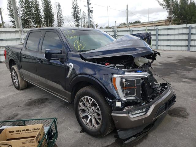 1FTEW1C81MFC59112 - 2021 FORD F150 SUPER TWO TONE photo 1