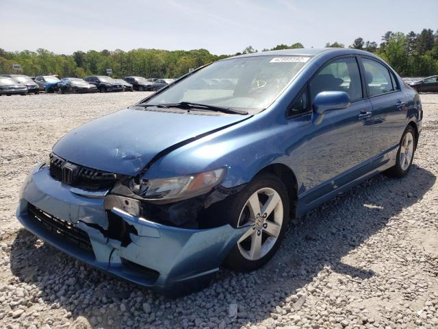 2HGFA1F61BH525562 - 2011 HONDA CIVIC LX-S Blau Foto 2