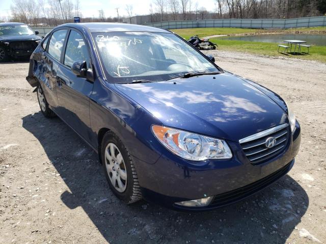 KMHDU46D08U455549 - 2008 HYUNDAI ELANTRA BLUE photo 1