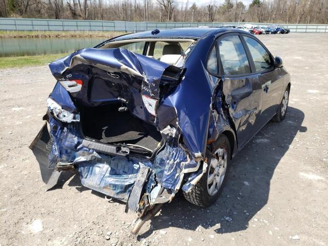 KMHDU46D08U455549 - 2008 HYUNDAI ELANTRA BLUE photo 4