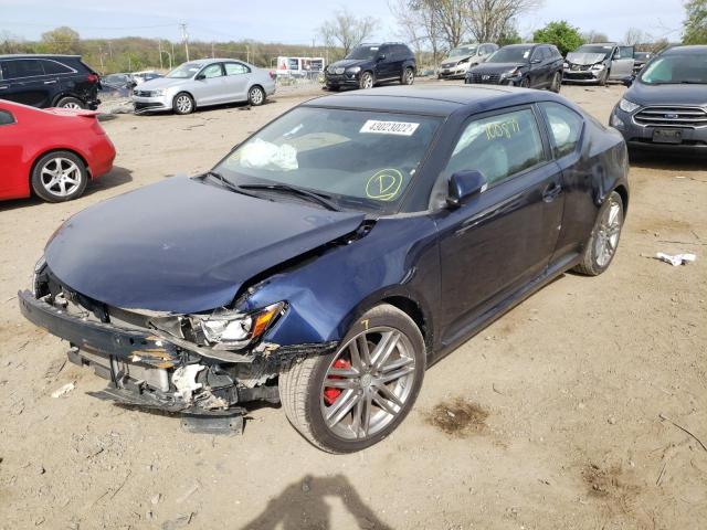 JTKJF5C79B3013896 - 2011 TOYOTA SCION TC ლურჯი ფოტო 2