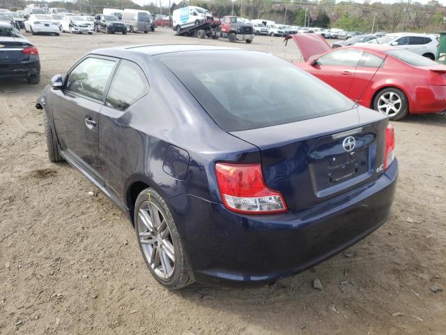 JTKJF5C79B3013896 - 2011 TOYOTA SCION TC ლურჯი ფოტო 3