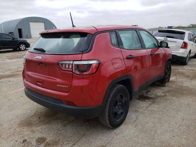 3C4NJCAB5JT211350 - 2018 JEEP COMPASS SP RED photo 4