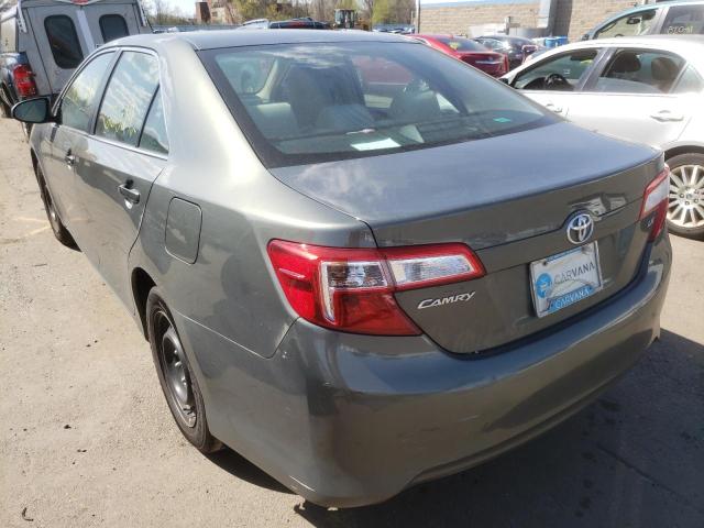 4T1BF1FK1CU634819 - 2012 TOYOTA CAMRY LE A GRAY photo 3