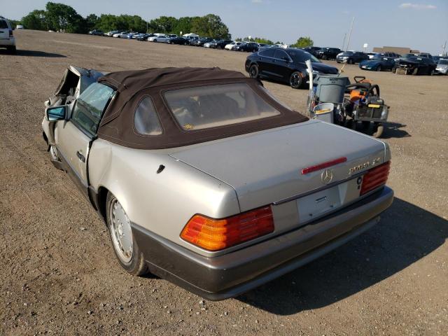 WDBFA61EXLF005095 - 1990 MERCEDES-BENZ 300 SL BEIGE photo 3