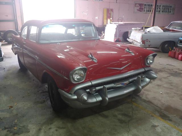 B57S107133 - 1957 CHEVROLET BEL-AIR RED photo 1