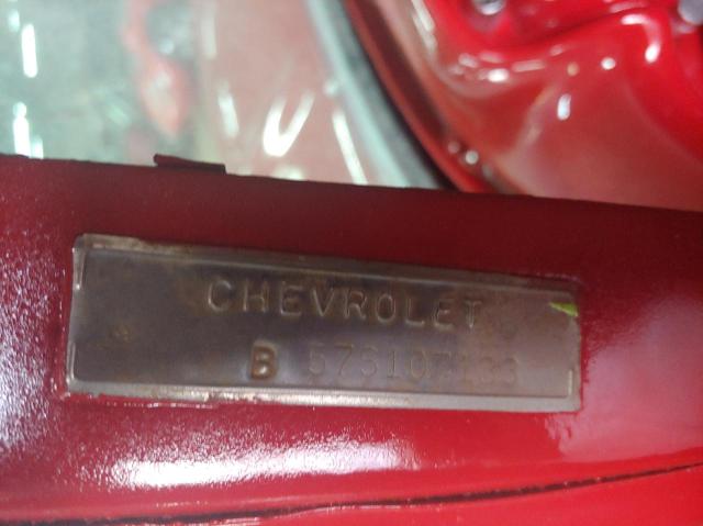 B57S107133 - 1957 CHEVROLET BEL-AIR RED photo 10