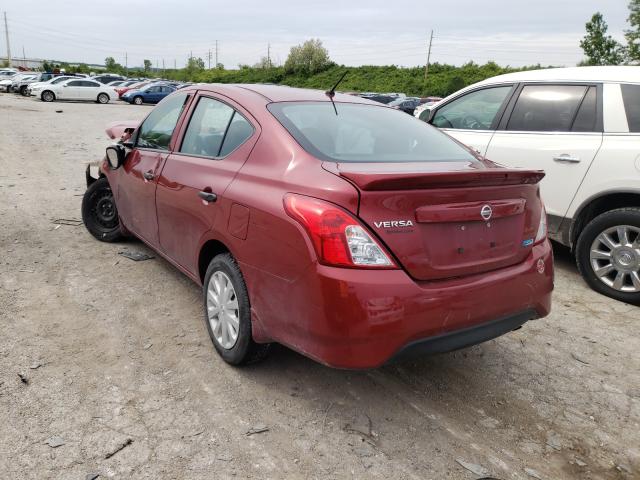 3N1CN7AP5GL864366 - 2016 NISSAN VERSA S RED photo 3