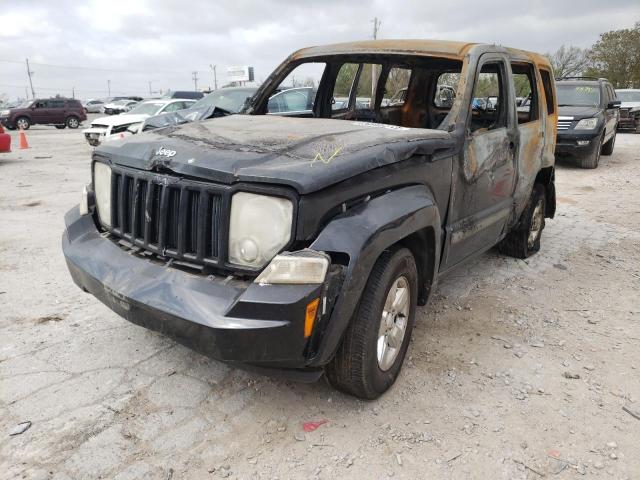 1C4PJLAK7CW148550 - 2012 JEEP LIBERTY SP BURN photo 2