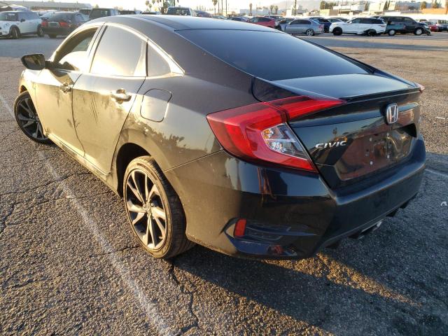 2HGFC2F88LH511502 - 2020 HONDA CIVIC SPOR 黑色 照片 3