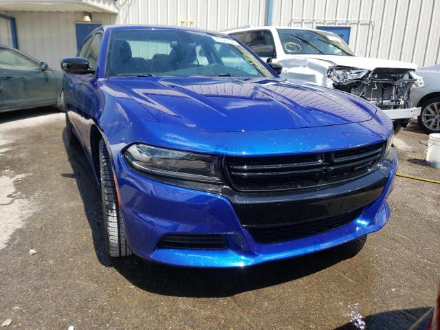 2C3CDXBG4NH114840 - 2022 DODGE CHARGER SX BLUE photo 9