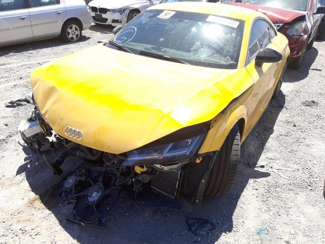 TRUA1AFV0K1002375 - 2019 AUDI TTS YELLOW photo 2