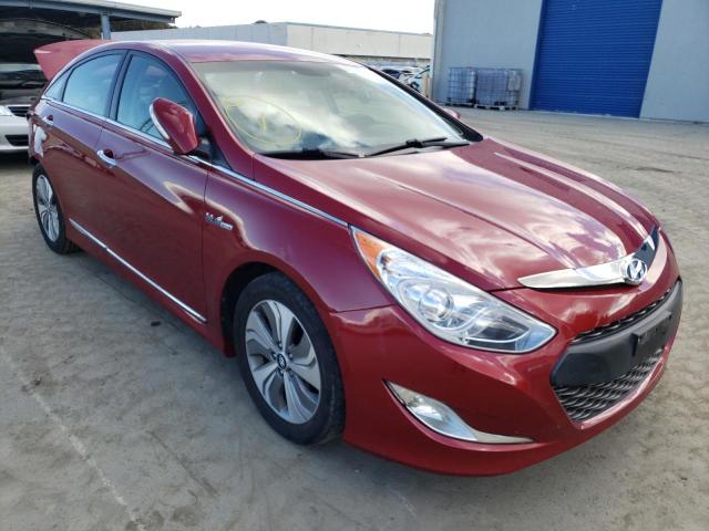 KMHEC4A40DA080241 - 2013 HYUNDAI SONATA HYB RED photo 1