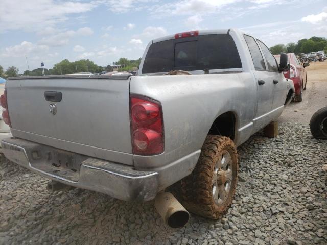 3D7KS28A57G840394 - 2007 DODGE RAM 2500 S SILVER photo 4