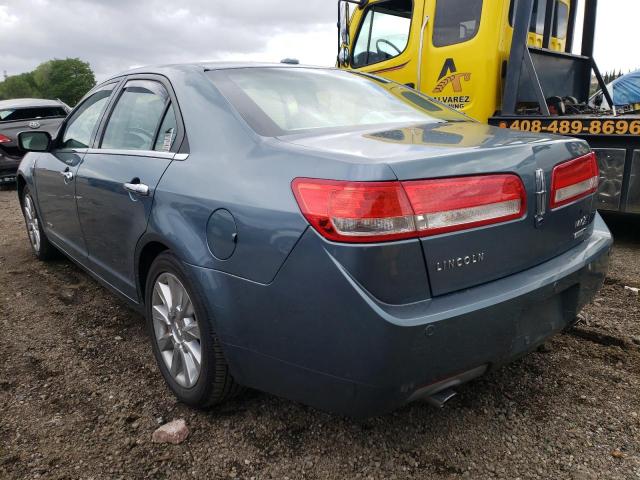 3LNDL2L30BR756873 - 2011 LINCOLN MKZ HYBRID BLUE photo 3