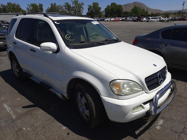 4JGAB54E92A331525 - 2002 MERCEDES-BENZ ML 320 WHITE photo 1