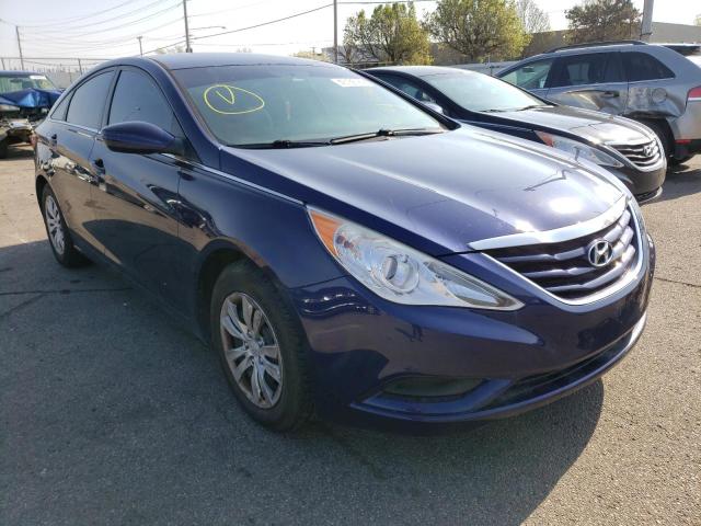 5NPEB4AC0CH430991 - 2012 HYUNDAI SONATA GLS BLUE photo 1