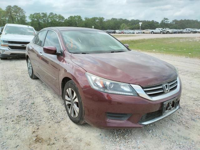 1HGCR2F37FA185278 - 2015 HONDA ACCORD LX MAROON photo 1