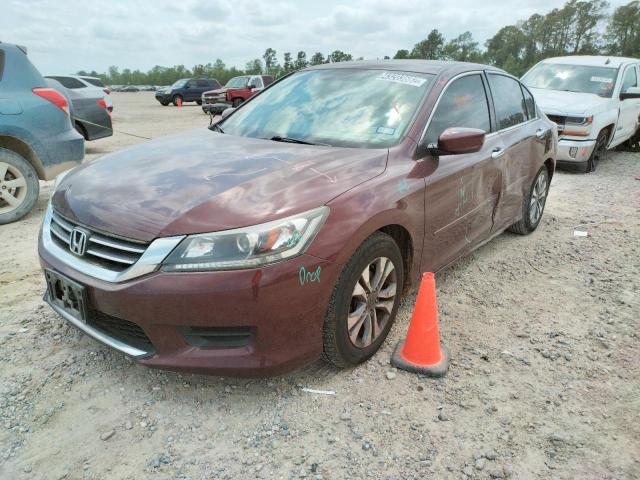 1HGCR2F37FA185278 - 2015 HONDA ACCORD LX MAROON photo 2