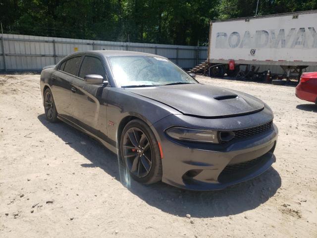 2C3CDXGJ5KH589414 - 2019 DODGE CHARGER SC GRAY photo 1