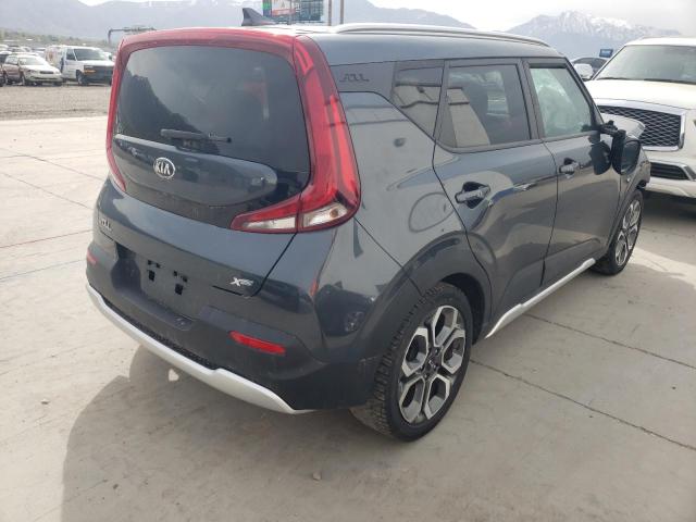 KNDJ23AU2L7090636 - 2020 KIA SOUL LX GRAY photo 4