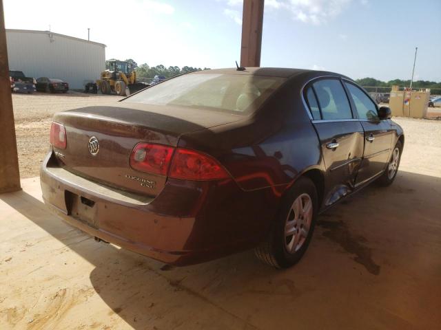 1G4HD57257U198777 - 2007 BUICK LUCERNE BURGUNDY photo 4