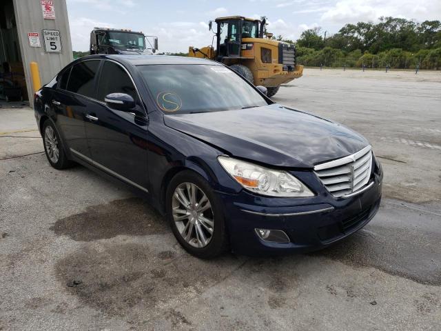 KMHGC4DF3BU133032 - 2011 HYUNDAI GENESIS 4. BLUE photo 1