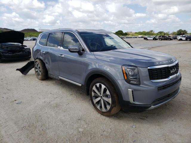 5XYP6DHC8NG253751 - 2022 KIA TELLURIDE BLUE photo 1