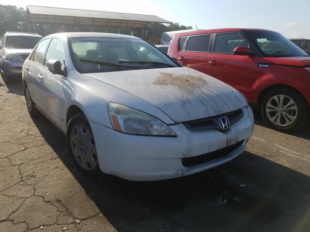 1HGCM66383A031051 - 2003 HONDA ACCORD LX WHITE photo 1