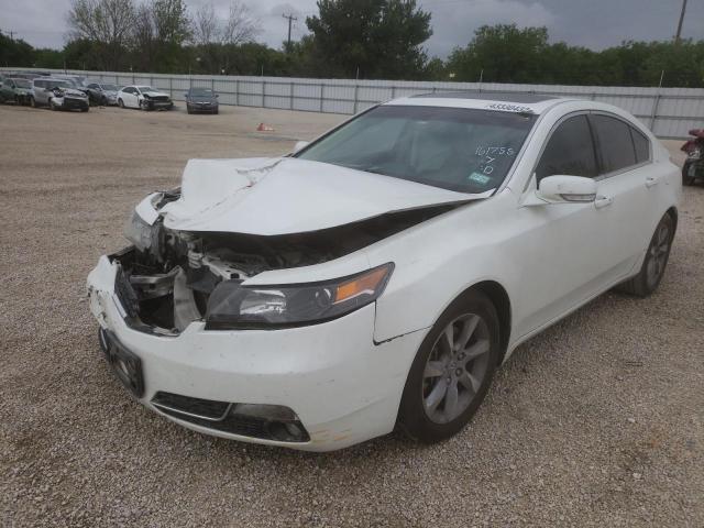 19UUA8F55DA008175 - 2013 ACURA TL TECH WHITE photo 2