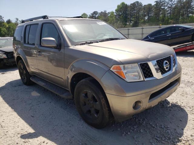 5N1AR18U05C706720 - 2005 NISSAN PATHFINDER GRAY photo 1