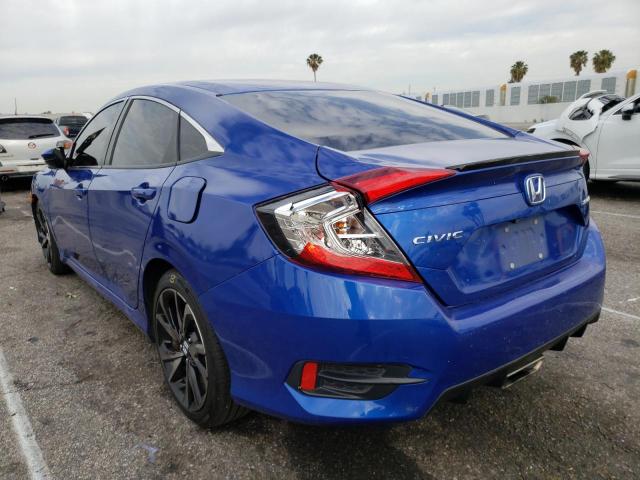 2HGFC2F89KH534737 - 2019 HONDA CIVIC SPOR BLUE photo 3