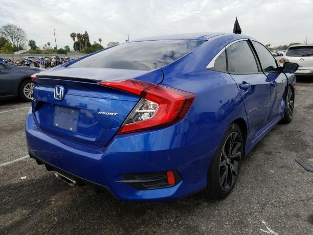 2HGFC2F89KH534737 - 2019 HONDA CIVIC SPOR BLUE photo 4