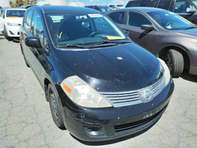 3N1BC13E49L370285 - 2009 NISSAN VERSA S BLACK photo 1