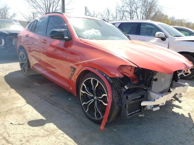 5YMUJ0C03M9F29514 - 2021 BMW X4 M COMPE RED photo 1