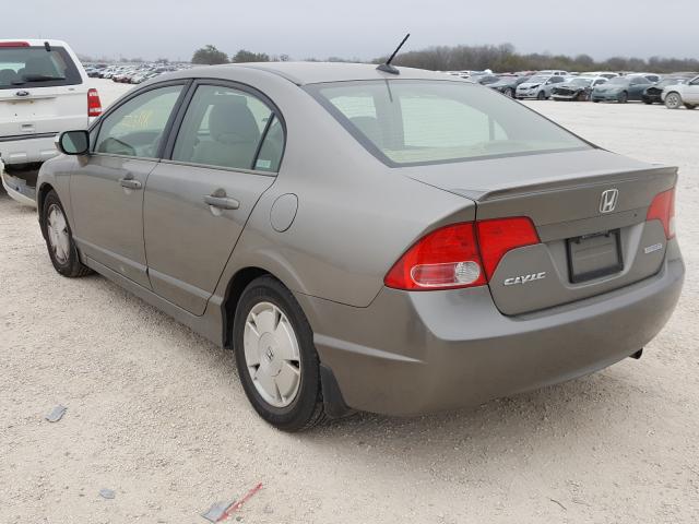 JHMFA36217S001303 - 2007 HONDA CIVIC HYBRID  photo 3